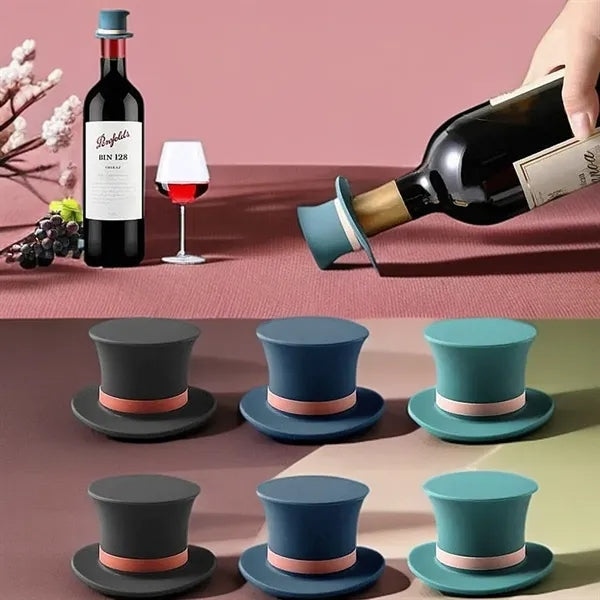 Silicone Magic Hat Wine Bottle Stopper
