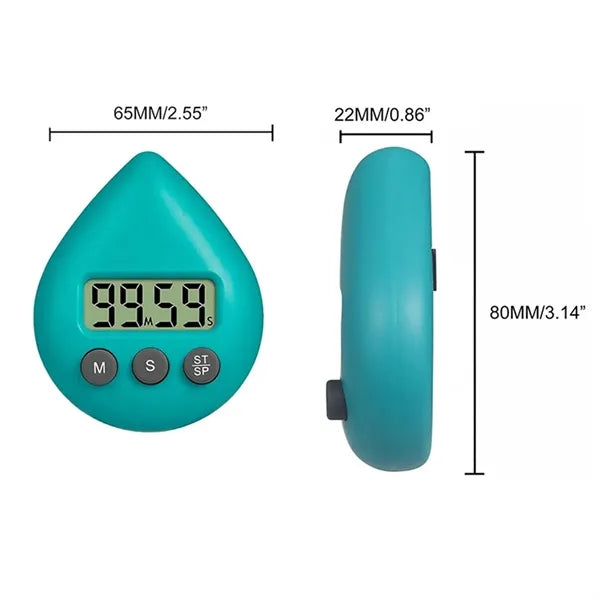 Cartoon creative student learning electronic reminder timer
