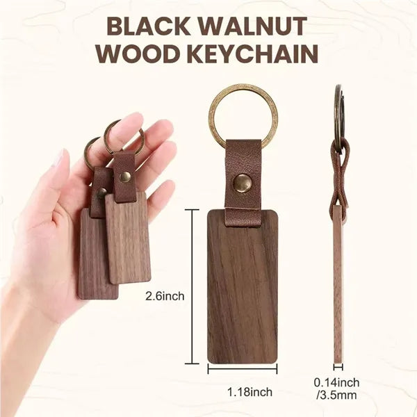 Black Walnut Exquisite Keychain