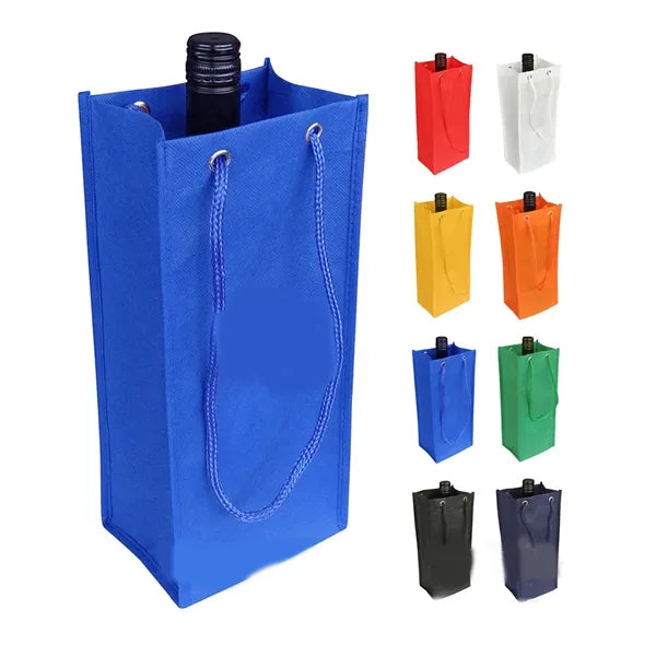 Single Bottle Non-woven Wine Tote