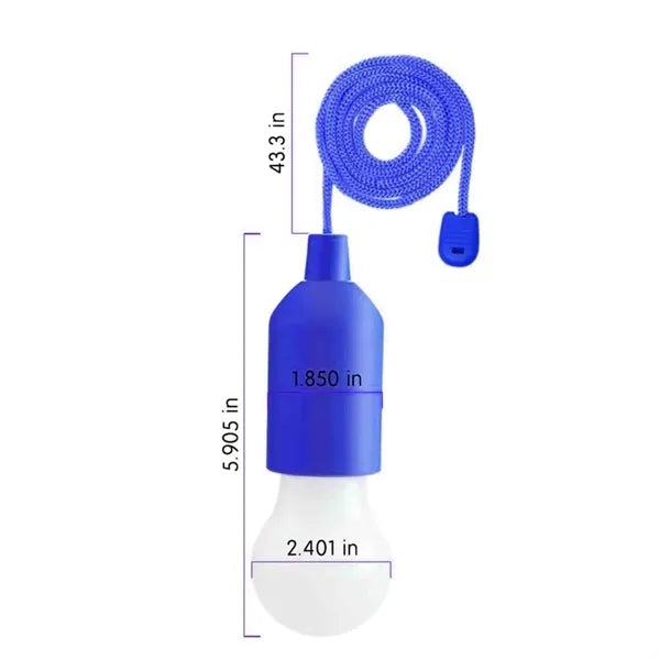 Adjustable LED Pull Cord Light Bulb