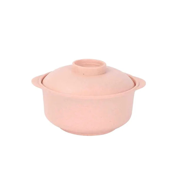 Eco-friendly Wheat Straw Bowls With Lid