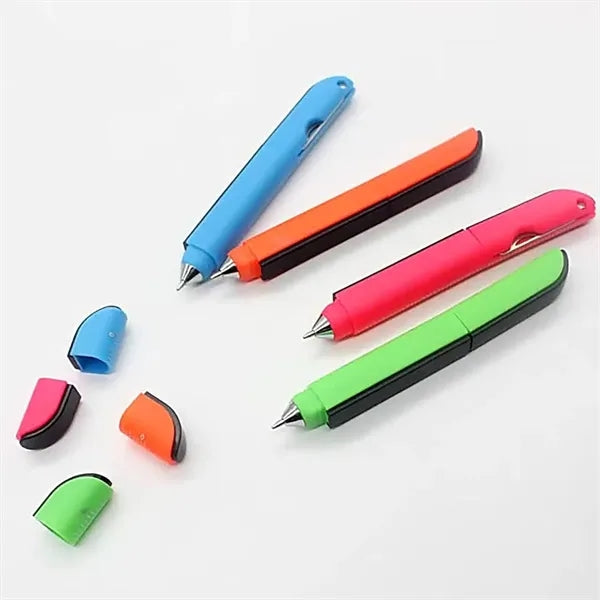 4-in-1 Portable Tool Scale Signature Ballpoint Pen