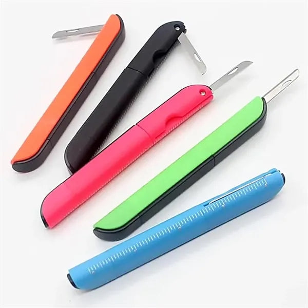 4-in-1 Portable Tool Scale Signature Ballpoint Pen