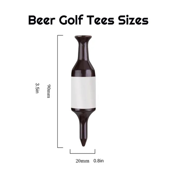 Unbreakable and Recyclable Beer Bottle Golf Tee Gifts