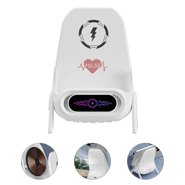 Mini Chair Wireless Fast Charger Phone Holder Stand