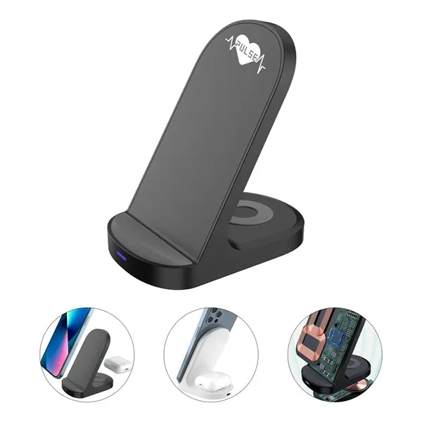 15W Max Fast Wireless Charging Station for Android/IOS