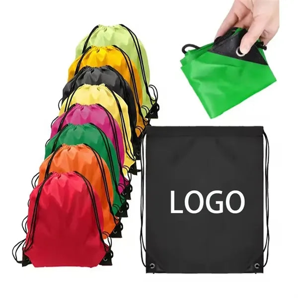 Polyester Sports Drawstring Backpack