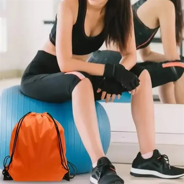 Polyester Sports Drawstring Backpack