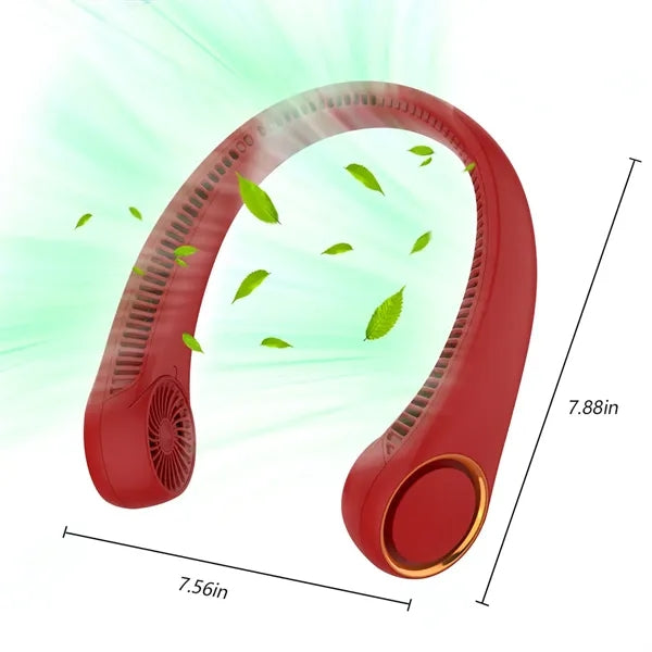4000mAH Portable Neck Fan for Hands-Free Cooling