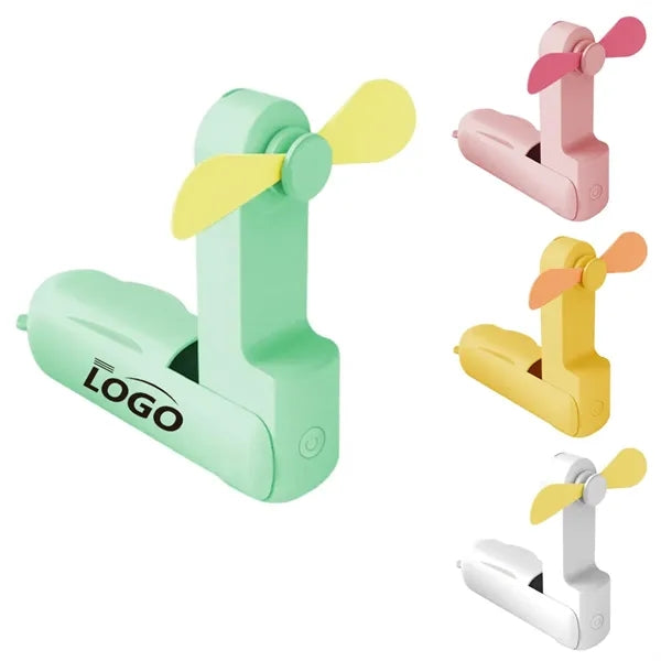 Portable USB Rechargeable Mini Handheld Fan for Travel