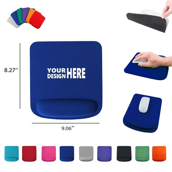 Square Standard Mouse Pad with Wrist Support