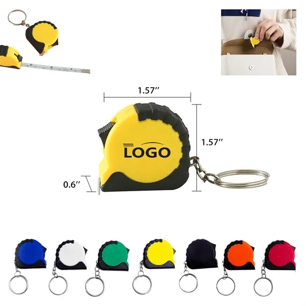 Mini Keychain Measuring Tape Ruler