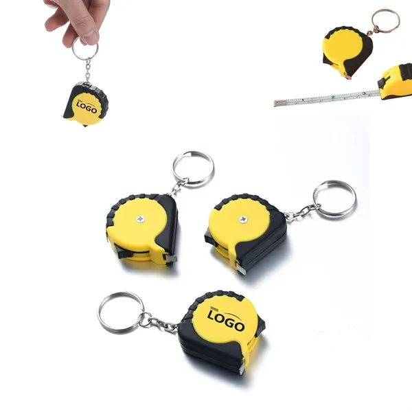 Mini Keychain Measuring Tape Ruler