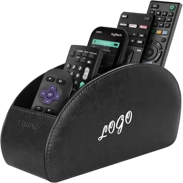 PU Leather Remote Control Storage Box