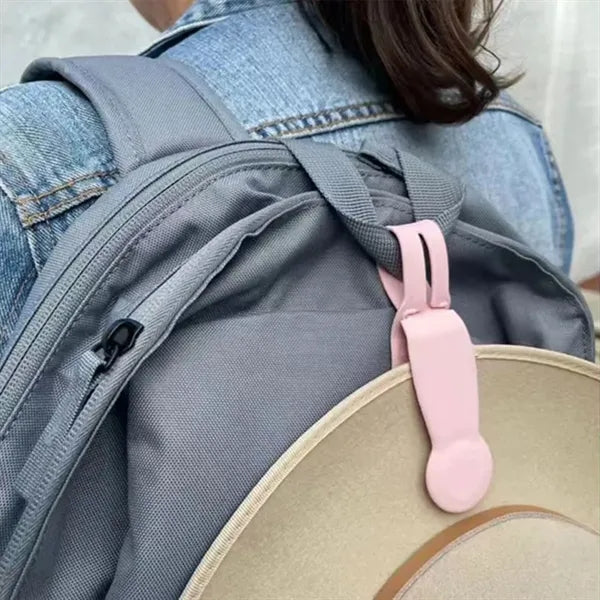 Magnetic portable outdoor travel beach silicone hat clip