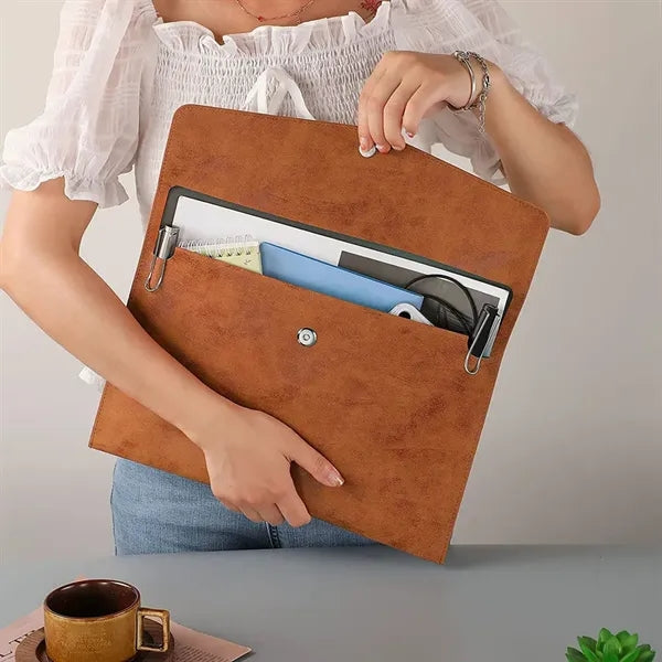PU Leather A4 Business Portfolio Folder