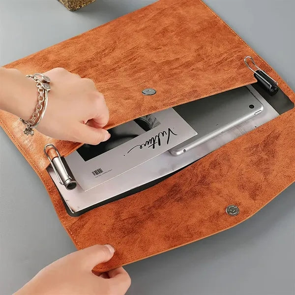 PU Leather A4 Business Portfolio Folder