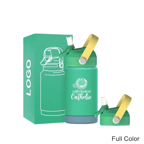 12 oz Kids Double Wall Stainless Steel Sports Water Bottle