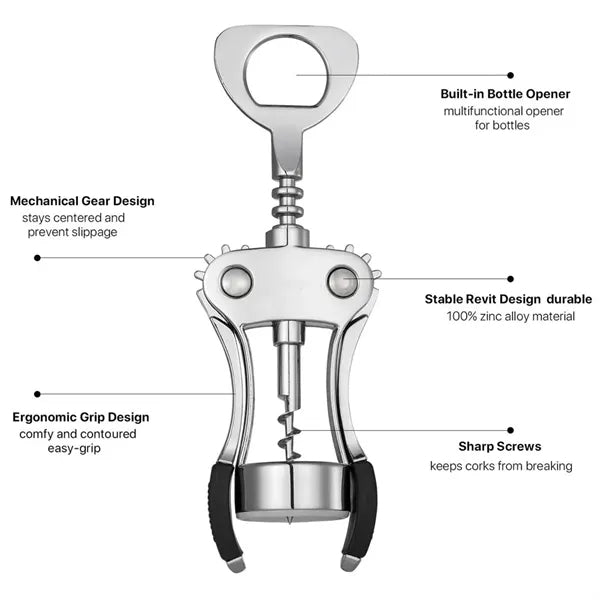 Zinc Alloy Premium Wine Opener
