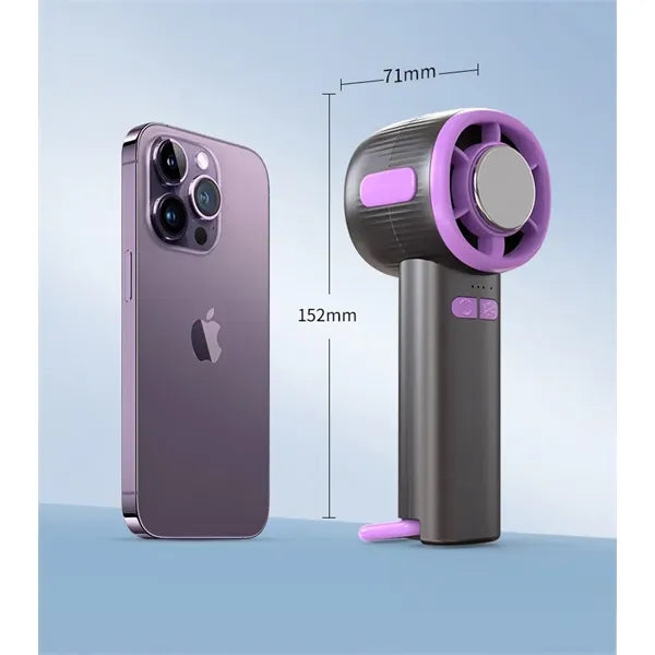 Portable Handheld 1-100 Speeds Personal Fan for Travel