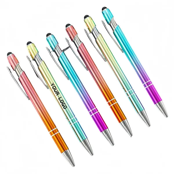 Gradient Color Stylus Metal Pen