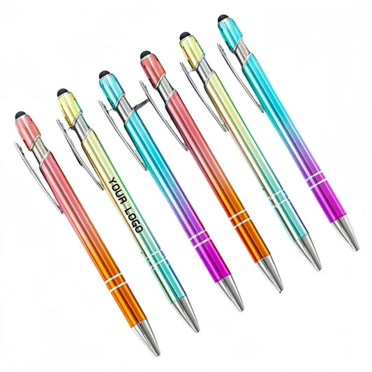 Gradient Color Stylus Metal Pen