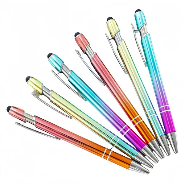 Gradient Color Stylus Metal Pen