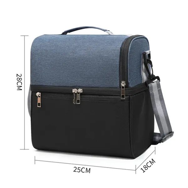 Dual Compartment Lunch Bag