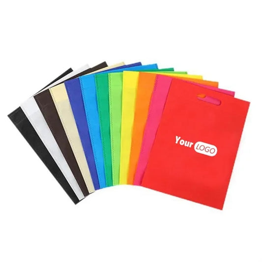 Solid Color Flat Non-woven Tote Bag
