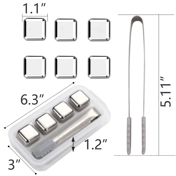 Stainless Steel Quick Freeze Cooling Stone Set