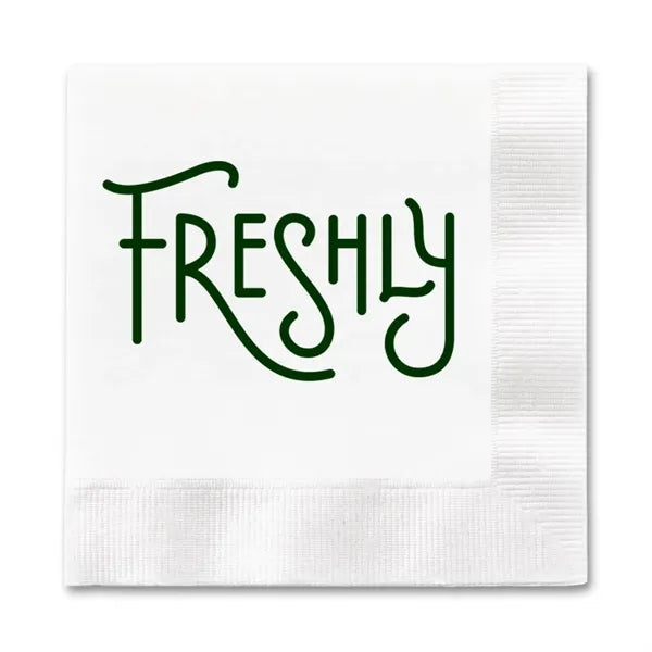 3-Ply White Dinner Napkin-1/4 Fold, FSC Certified-High Line
