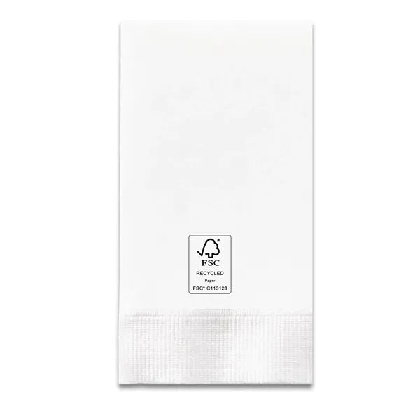 3-Ply White Dinner Napkin-1/8 Fold, FSC Certified-High Line
