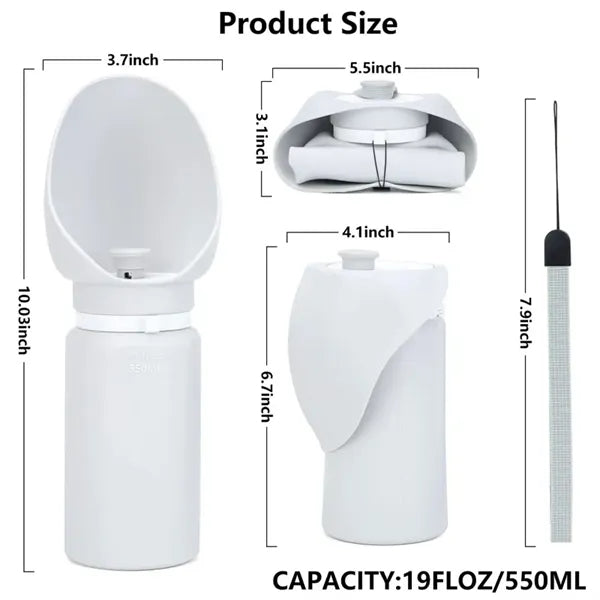 Portable Foldable Walking Dog Drinking Cup