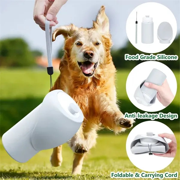 Portable Foldable Walking Dog Drinking Cup