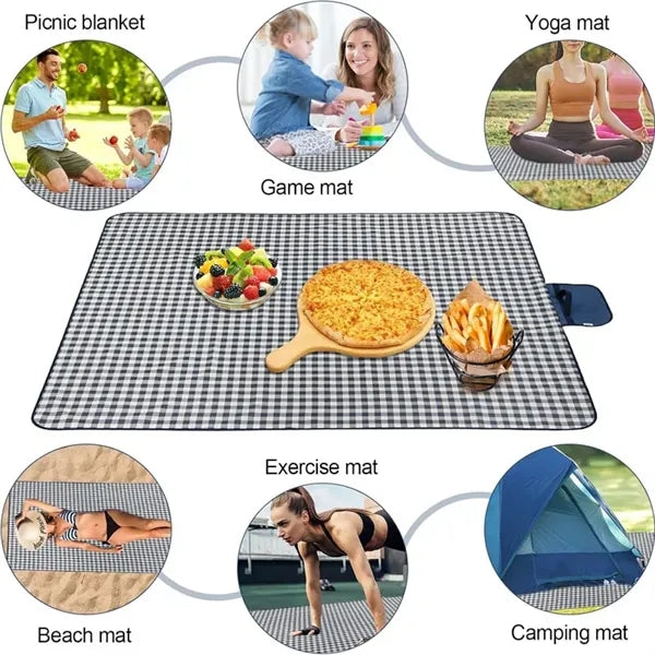 Large Foldable Waterproof Outdoor Picnic Blanket