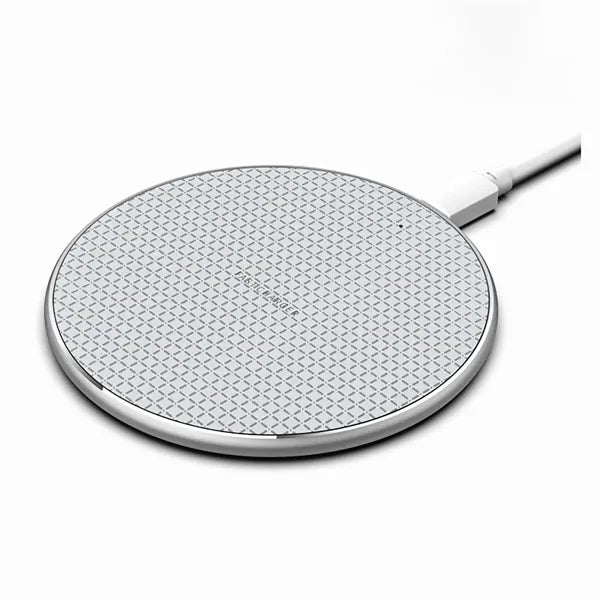 10W Ultra-Thin Round Aluminum Alloy Wireless Charging Pad