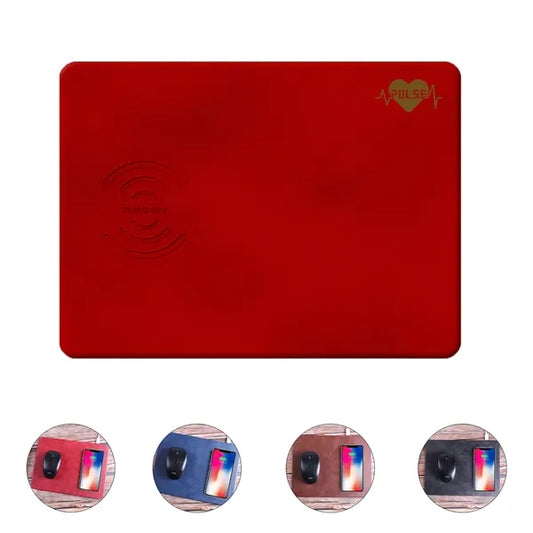 10W Mouse Pad with Fast Wireless Charge 2 In 1