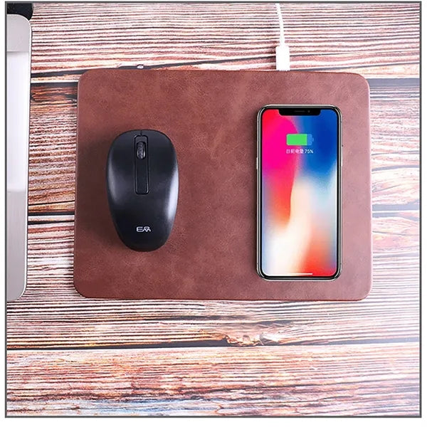 10W Mouse Pad with Fast Wireless Charge 2 In 1