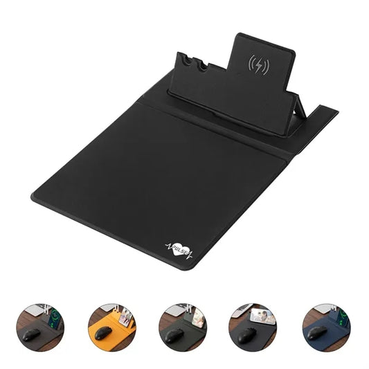 15W Foldable Leather Portable Mouse Pad