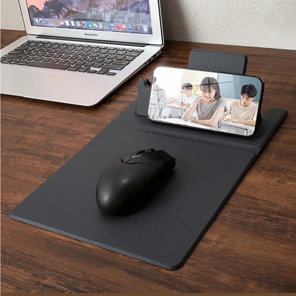 15W Foldable Leather Portable Mouse Pad