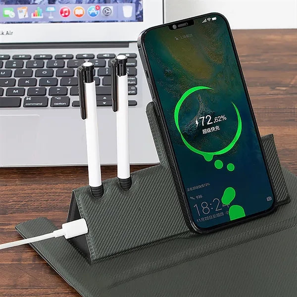 15W Foldable Leather Portable Mouse Pad
