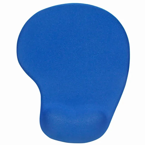 Rubber Mouse Pad With Wrist Support & Anti-Slip Base