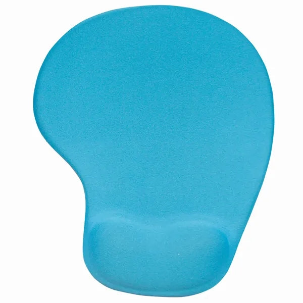 Rubber Mouse Pad With Wrist Support & Anti-Slip Base
