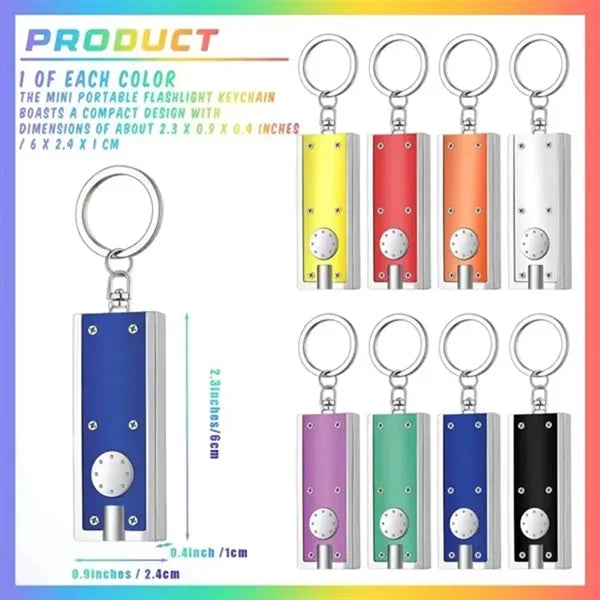 Mini LED Keychain Emergency Flashlight