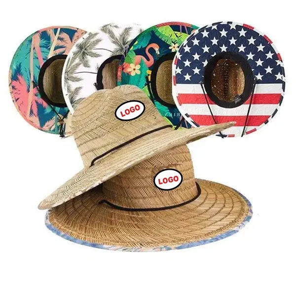 Straw Hat Full Color Underbrim & Patch