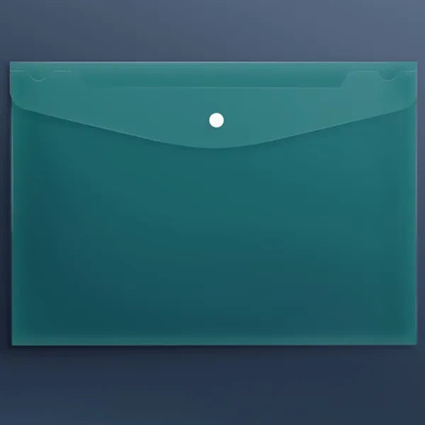 A4 Plastic Document Folder With Snap Button
