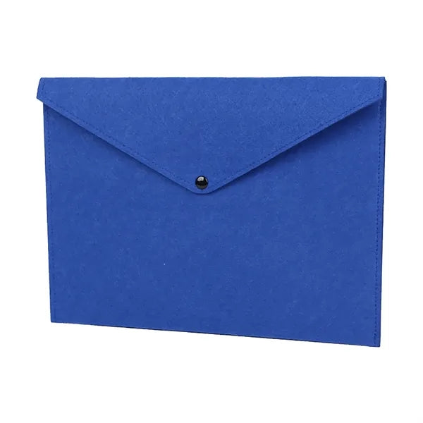 Felt Document Folders with Snap Button