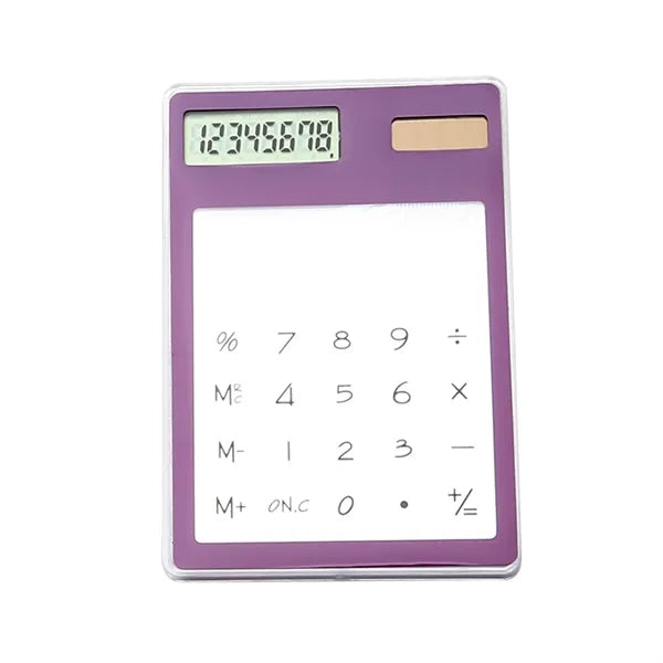Solar Transparent Calculator Eco Business Gifts