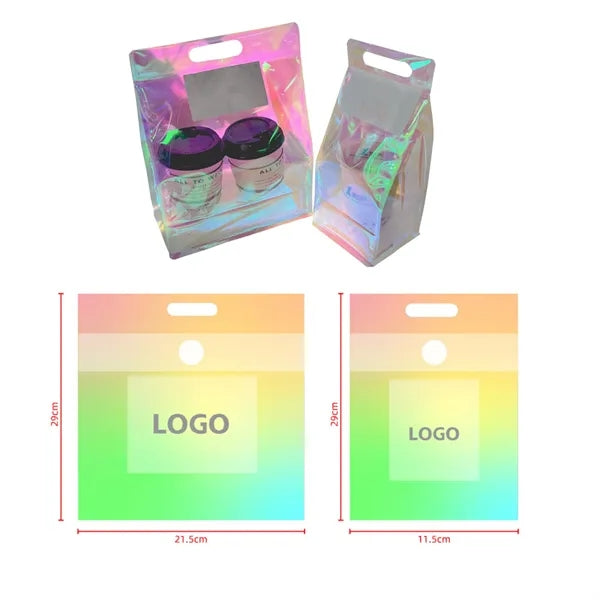 Clear Iridescent PVC Handbag
